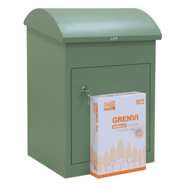 Medium-Sized Smart Parcel Green Box
