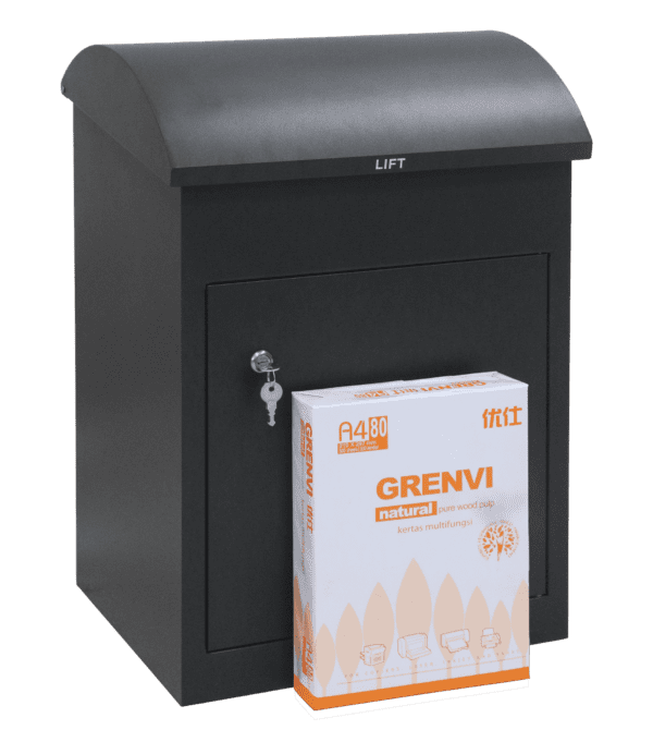 Medium-Sized Smart Parcel Grey Box